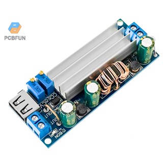 Pcbfun Dc 2-24v To 3-30v 4a 80w Boost ตัวแปลงพาวเวอร์ซัพพลาย สามารถปรับได้ W/usb