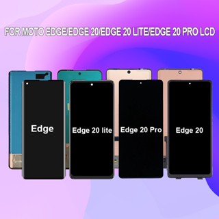 อะไหล่หน้าจอสัมผัส Lcd 20 Pro พร้อมกรอบ แบบเปลี่ยน สําหรับ Moto Edge 20 Edge 20 Lite