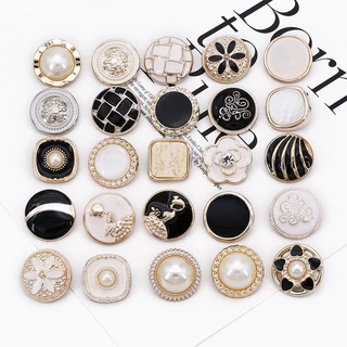 10 ชิ้น 21 มม. ปุ่มเรซิน สวย หรูหรา สําหรับเย็บผ้า