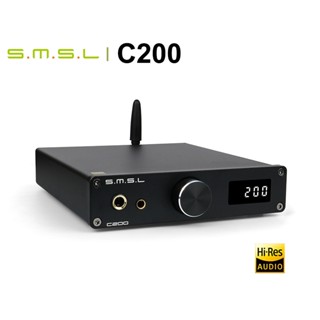 Smsl C200 ตัวถอดรหัสเสียง Hi-Res USB DAC ES9038Q2M OPA1612A*4 ชิปบลูทูธ 5.0 TRS เอาท์พุต 4.4/6.35 มม. สําหรับ PS4 PS5