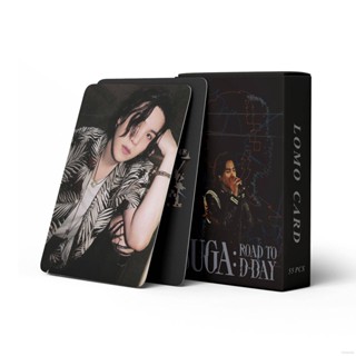 Yb1 โปสการ์ดรูปภาพ BTS SUGA Road To D-Day Agust D BY1 55 ชิ้น ต่อชุด