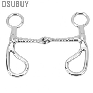 Dsubuy Farm   Eqipment 125mm Horse Snaffle Bit Stainless Steel O Ring Horse Mouth Bit  Biting Loose Ring Snaffle for