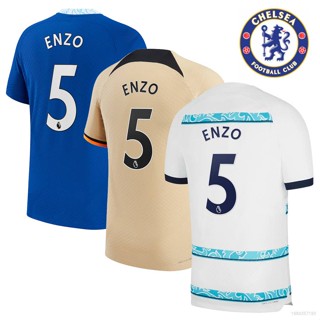 เสื้อยืดกีฬาแขนสั้น ลายทีมชาติฟุตบอล Chelsea Jersey Home Away Enzo GP1 2022-2023 พลัสไซซ์ PG1