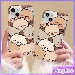 สำหรับ iPhone 11 iPhone Case กรอบรูปที่ชัดเจนถุงลมนิรภัย TPU Soft Shell กันกระแทกป้องกันกล้องน่ารัก Love Bear เข้ากันได้กับ iPhone 14 13 Pro max 12 Pro Max 11 xr xs max 7 8Plus