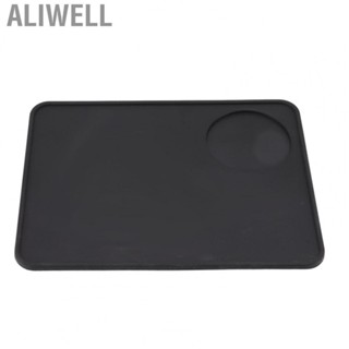 Aliwell Coffee Tamper Mat Silicone Tamping Pad With Corner Edge Tamp Support