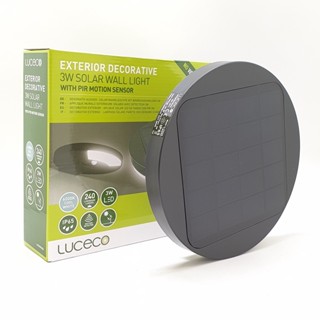 AjuShop-LUCECO ไฟ LED ผนังโซล่าร์เซลล์ 3W รุ่น LEXSDW30G6-GH