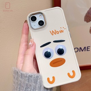 เคสโทรศัพท์มือถือ TPU นิ่ม กันกระแทก ปิดด้านหลัง ลายดวงตาตลก 3D สําหรับ เคสไอโฟน 14 Pro Max 11 13 12 Pro Max