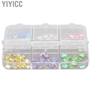 Yiyicc Nail Art Crystals  Resin Portable Nail Crystals  for Home