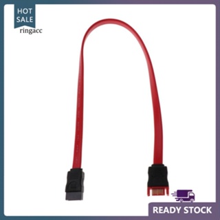 Rga Red SATA 7 Pin Male to SATA 7 Pin Female สายเคเบิ้ลต่อขยาย สําหรับฮาร์ดไดรฟ์ HDD