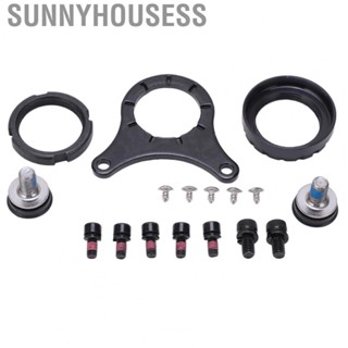 Sunnyhousess  Screw Nut Gasket Assembly  Light Weight Steel Electric Bike Screw Nut Gasket Assembly High Strength  for Bafang BBS01 BBS01 BBSHD