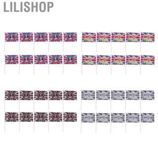 Lilishop Hand Waving Flag  Slippy UK Queen Hand Waving Flag Polyester 10 PCS  for Festivals