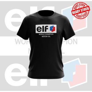 [พร้อมส่ง] !! เสื้อยืด พิมพ์ลายรถจักรยานยนต์ Baju Motor Elf World Champion Motor Oil สไตล์วินเทจ