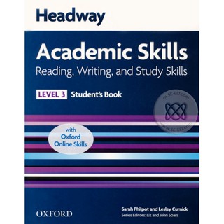 Bundanjai (หนังสือ) Headway Academic Skills 3 : Reading, Writing and Study Skills : Students Book +Online Practice (P)