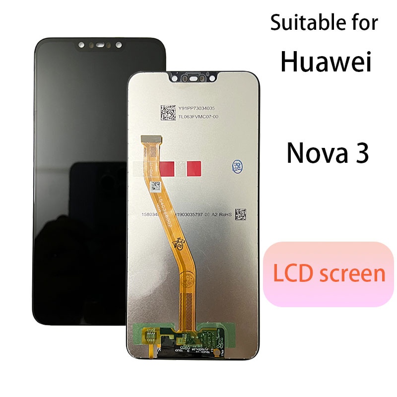 ตัวแปลงหน้าจอสัมผัสดิจิทัล LCD สําหรับ Huawei Nova 3 Nova 3i Nova 3e Huawei P20 Lite PAR-LX1 INE-LX1 LX2 ANE-LX1