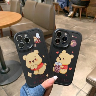 เคสโทรศัพท์มือถือแบบนิ่ม ลายหมีพูห์ NN179T สําหรับ Vivo Y01 Y01A T1X Y21A Y21S Y91 Y95 Y91i Y31 2021 Y51 2020 Y53S T1 5G Y75 Y55 Y51A Y33 X50 X70 X80 PRO X60 S1 Y93