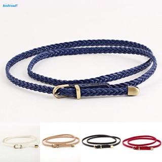 【HODRD】【iambeautiful】Belt Women Thin Waist Rope Belt Braided Self Tie Belts Girdle【Fashion】