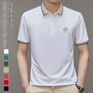 FYS_FYS_เสื้อโปโลผ้าไหมน้ำแข็งในหน้าร้อน