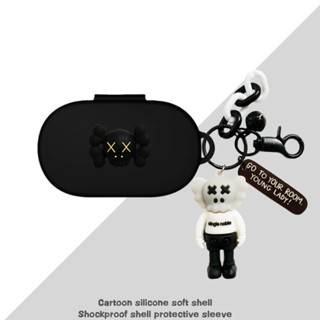 SoundPeats TrueFree2 Case Cartoon Starbucks coffee bear keychain Pendant Creative Kaws cute plush briquette SoundPeats TrueFree2 silicone soft case Shockproof case protector SoundPeats Sonic Pro / Truengine H1 / 3SE Cover soft case