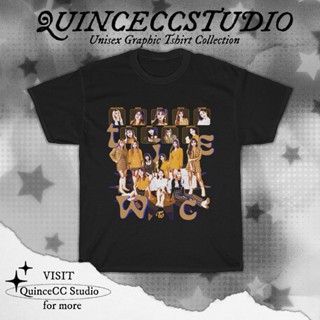 เสื้อยืด พิมพ์ลายกราฟิก Kpop Girl Band Twice Once Fan Shift เหมาะกับของขวัญ สําหรับแฟนคลับ