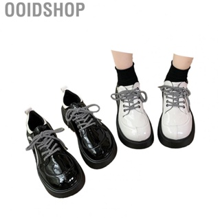 Ooidshop Women Platform Shoes  Vintage PU Leather Shoes Delicate Breathable Inside Soft  for Girls for Daily Wear