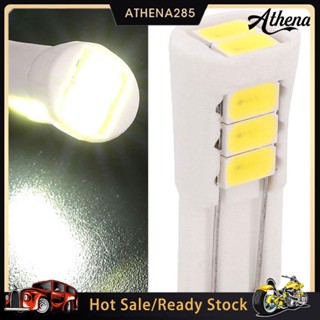 [ATHN]√T10 5050 8SMD หลอดไฟแดชบอร์ดเซรามิค LED ด้านข้างกว้าง สําหรับรถยนต์ รถบรรทุก