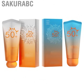 Sakurabc Sun   Lightweight Sunscreen Moisturizer SPF 50 Skin Friendly Prevent Tanning Nourish  for Beach for Men