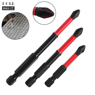 ⭐READY STOCK ⭐Advanced Alloy Steel Non Slip Magnetic PH2 Cross Screwdriver Bits with Wear Resistance Red