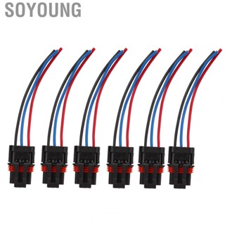 Soyoung Bus Bar Power Harness  6Pcs Pulse Power Plug Connector Plug and Play Safe Practical  for ATV