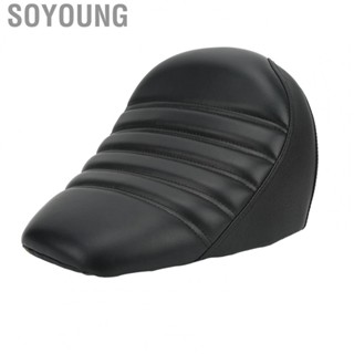 Soyoung Motorcycle Front Seat  Artificial Leather Sponge  Slip Motorbike  Seat Stripe Stitching  for Modification