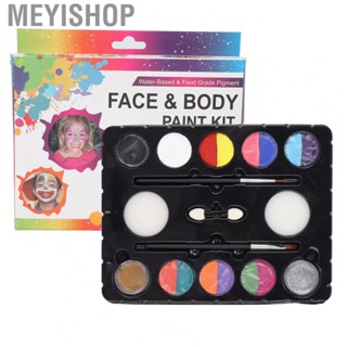 Meyishop Face Paint Kit Gentle 2 Glitter  Dries Quickly Easy To Apply Body Paint Kit for Parties for Christmas for Adult