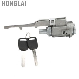 Honglai 35100‑SAA‑901  Ignition Switch Lock Cylinder ABS+Metal Door Lock Cylinder Kit  Replacement for CR‑V Element Pilot Odyssey for Car