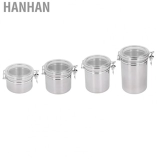 Hanhan Stainless Steel Sealed Can   Storage Container Airtight Canister Hot