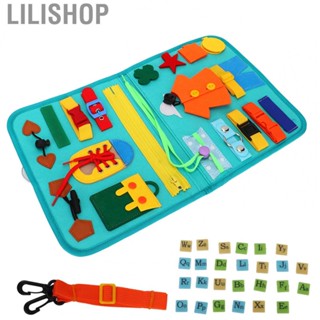 Lilishop Baby Busy Board  Felt Material Busy Board  for Boys Girls