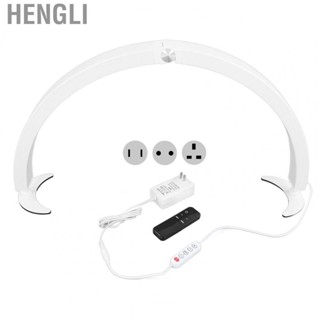 Hengli Half Moon Light 40W 28in 10 Brightness 7 Color Adjustment Dimmable Half Moon Nail Desk Lamp with  2000LM 3200K-5600K