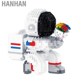 Hanhan Micro Building Blocks  Block Building Spaceman Style Safe Durable Smoothing  for School