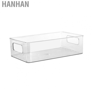 Hanhan Desktop Storage Box  Acrylic Organizer Case Durable Stackable Design  for Home