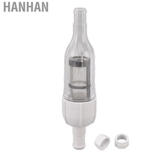 Hanhan 48 080 In Line Filter Screen  48 080 In Line Filter Screen Assembly Transparent Replacement Parts Easily Disassemble with D15 Hose Nut for Pool Cleaning