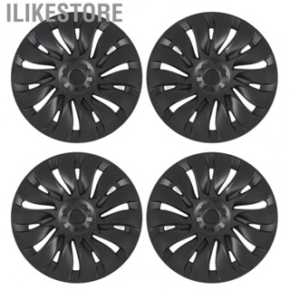 Ilikestore Wheel Hub Full Rim Cover  Wheel Hub Cover Trim High Hardness 19 Inch Matte Black  for Model Y