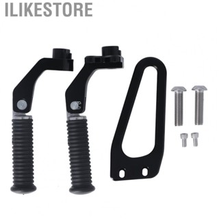 Ilikestore Motorcycle Foot Pegs Rustproof Rear Footrests  Slip Easy Installation for Motorbike