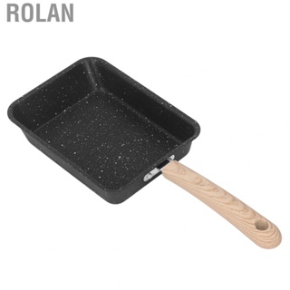 Rolan Japanese Omelette Pan  Frying Pan Non Stick Iron Integrated Molding  for Kitchen