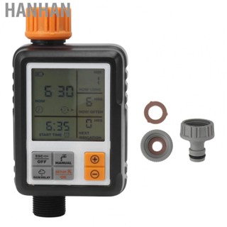 Hanhan Water Timer  Manual ABS Programmable Precise Control Automatic Digital Irrigation Timer Water Saving Delay Watering  for Lawn for Garden