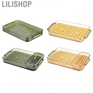 Lilishop Water Drainage  Tray  Water  Serving Tray Decorative Fashionable Double Layer  for Restaurant