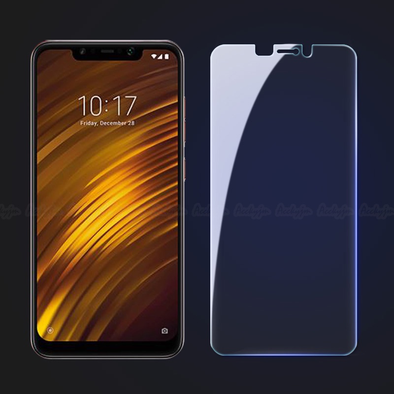 ฟิล์มกระจกนิรภัยกันรอยหน้าจอ กันแสงสีฟ้า สําหรับ PocoPhone F1 Poco F2 M2 M3 M4 X2 X3 NFC X4 X5 Pro F3 GT C3 Pocofone Poko F1