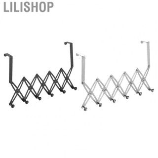 Lilishop Over Door Hooks   Hooks No Drilling Expandable Sturdy Lightweight  for Home