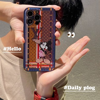 เคสโทรศัพท์มือถือ ป้องกันฝุ่น กันกระแทก ลายการ์ตูนมิกกี้เมาส์ สําหรับ Iphone 11 12 Pro Max 13 14 Pro Max