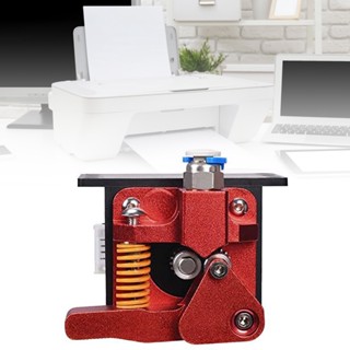 Player kingdom Double Slip Gear Extruder Red เครื่องพิมพ์ 3D โลหะที่ทนทานต่อการสึกหรอ Dual Driver สำหรับการอัพเกรด