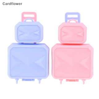 &lt;Cardflower&gt; กระเป๋าเดินทางจิ๋ว 1:12 สําหรับตกแต่งบ้านตุ๊กตา ลดราคา