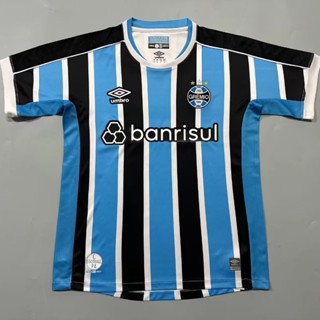 เสื้อกีฬาแขนสั้น ลายทีมชาติฟุตบอล Gremio 23-24 Gremio ชุดเหย้า แห้งเร็ว ไซซ์ S-XXXXL สําหรับผู้ชาย AAA