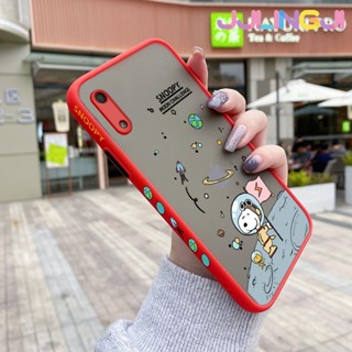 เคสโทรศัพท์ ซิลิโคนนิ่ม ใส กันกระแทก ลายการ์ตูนสนูปปี้อวกาศ สําหรับ Huawei Y6 Pro 2019