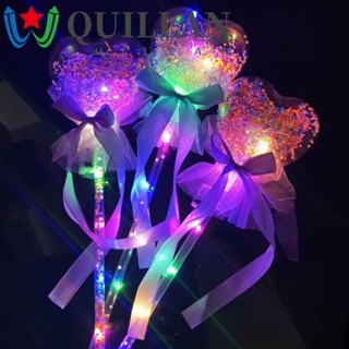 Quillan ไม้กายสิทธิ์พลาสติกเรืองแสง LED พร็อพคอสเพลย์ ของเล่นสําหรับเด็ก 1 ชิ้น